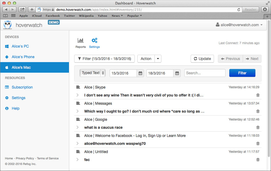 免费 Mac 键盘记录器